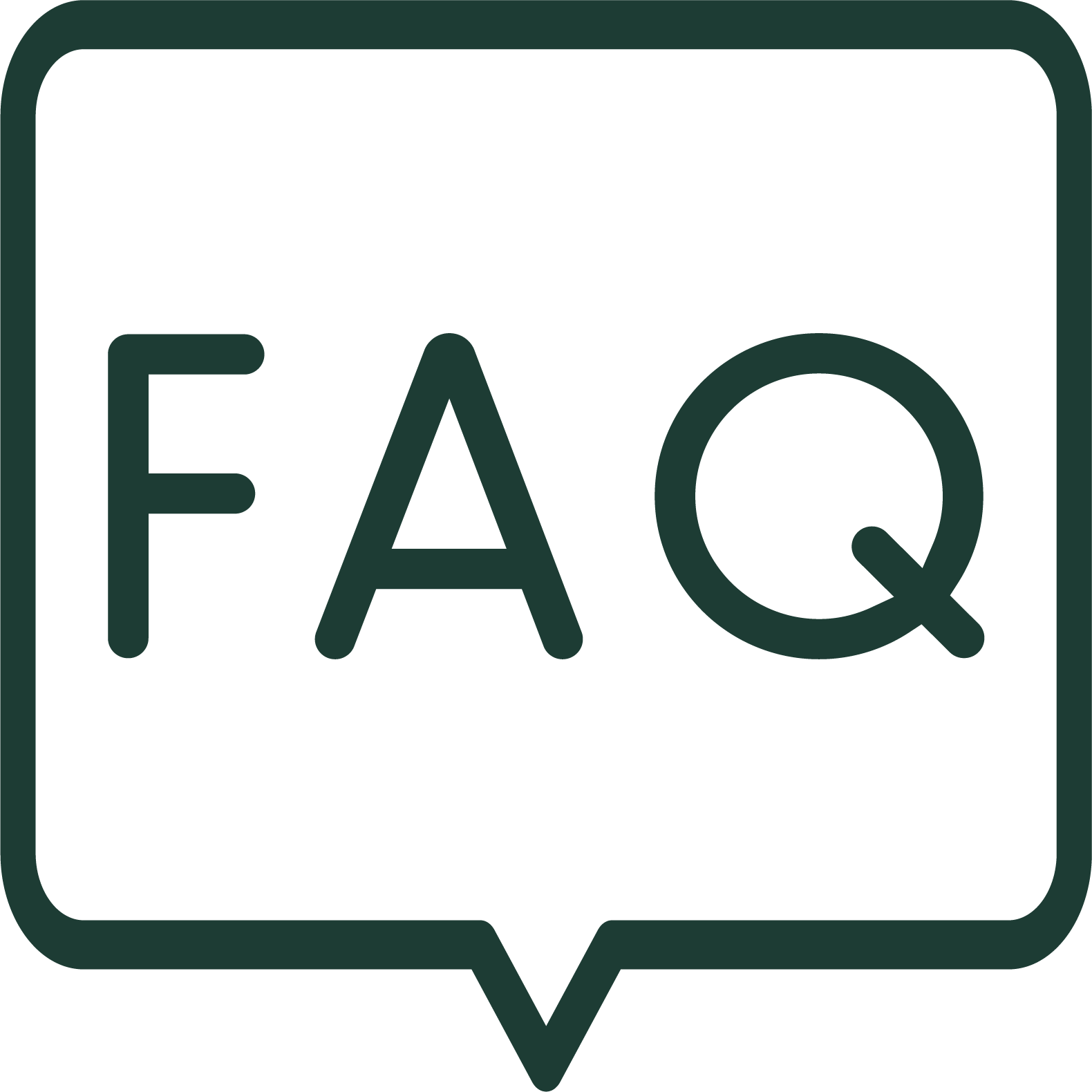 FAQIcon-SnoCope-Green FAQ Icon